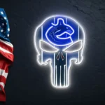 Vancouver Canucks Neon Sign The Punisher 1