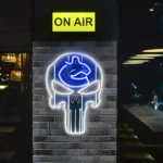 Vancouver Canucks Neon Sign The Punisher 1