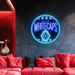 Vancouver Whitecaps Neon Sign Fc Retro Acrylic 1