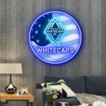 Vancouver Whitecaps Neon Sign Fc Us Flag Acrylic 1