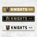Vegas Golden Knights Metal Sign Artistic Nhl 1