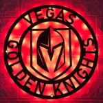 Vegas Golden Knights Metal Sign Nhl 1