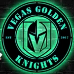 Vegas Golden Knights Metal Sign Vgk Knight Logo 1
