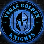 Vegas Golden Knights Metal Sign Vgk Knight Logo 1