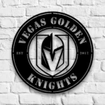 Vegas Golden Knights Metal Sign Vgk Knight Logo 1