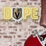 Vegas Golden Knights Neon Sign Dripping Dope 1