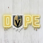 Vegas Golden Knights Neon Sign Dripping Dope 1