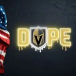 Vegas Golden Knights Neon Sign Dripping Dope 1