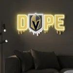 Vegas Golden Knights Neon Sign Dripping Dope 1