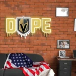 Vegas Golden Knights Neon Sign Dripping Dope 1