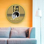 Vegas Golden Knights Neon Sign Nhl Helmet Acrylic 1