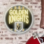 Vegas Golden Knights Neon Sign Retro Acrylic 1