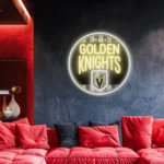 Vegas Golden Knights Neon Sign Retro Acrylic 1