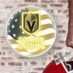 Vegas Golden Knights Neon Sign Us Flag Acrylic 1
