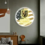 Vegas Golden Knights Neon Sign Us Flag Acrylic 1
