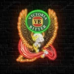 Victoria Bitter Neon Sign Bespoke Vb Logo Custom American Eagle 1