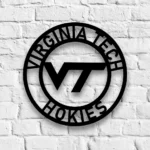 Virginia Tech Hokies Metal Sign Vt Monogram 1