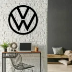 Volkswagen Metal Sign Logo Car 1