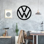 Volkswagen Metal Sign Logo Car 1