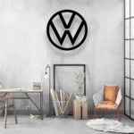 Volkswagen Metal Sign Logo Car 1