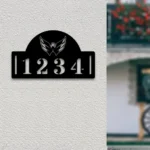 Washington Capitals Metal Sign Nhl Metal House Number Sign 1