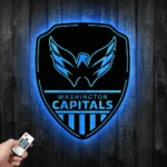 Washington Capitals Metal Sign Shield Shape 1