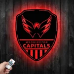 Washington Capitals Metal Sign Shield Shape 1