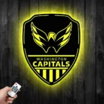Washington Capitals Metal Sign Shield Shape 1