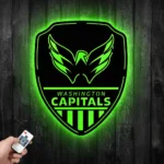 Washington Capitals Metal Sign Shield Shape 1