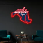 Washington Capitals Neon Sign Caps Ice Mark 1