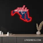 Washington Capitals Neon Sign Caps Ice Mark 1