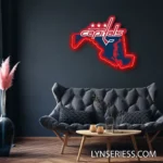 Washington Capitals Neon Sign Caps Ice Mark 1