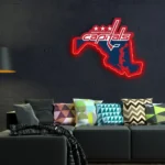 Washington Capitals Neon Sign Caps Ice Mark 1