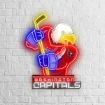 Washington Capitals Neon Sign Mascot Acrylic 1
