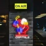 Washington Capitals Neon Sign Mascot Acrylic 1