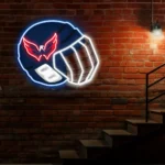 Washington Capitals Neon Sign Nhl Hockey Helmet Acrylic Led 1