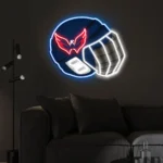 Washington Capitals Neon Sign Nhl Hockey Helmet Acrylic Led 1