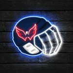 Washington Capitals Neon Sign Nhl Hockey Helmet Acrylic Led 1