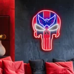 Washington Capitals Neon Sign The Punisher 1