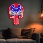 Washington Capitals Neon Sign The Punisher 1