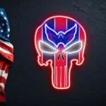 Washington Capitals Neon Sign The Punisher 1