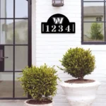 Washington Commanders Metal Sign Nfl Metal House Number Sign 1