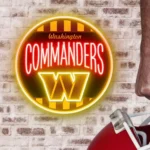 Washington Commanders Neon Sign Vintage Acrylic 1