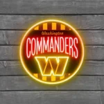 Washington Commanders Neon Sign Vintage Acrylic 1