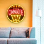 Washington Commanders Neon Sign Vintage Acrylic 1