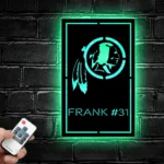 Washington Football Team Metal Sign Custom Number 1