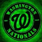 Washington Nationals Metal Sign W Nats Badge 1