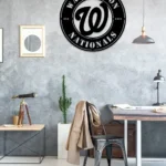 Washington Nationals Metal Sign W Nats Badge 1