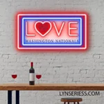 Washington Nationals Neon Sign Love Sign 1