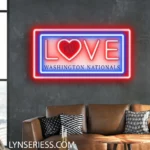 Washington Nationals Neon Sign Love Sign 1